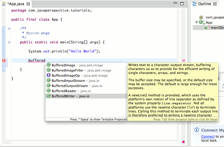 picture showing the eclipse IDE 15