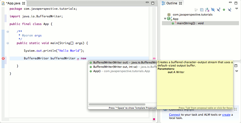 picture showing the eclipse IDE 18