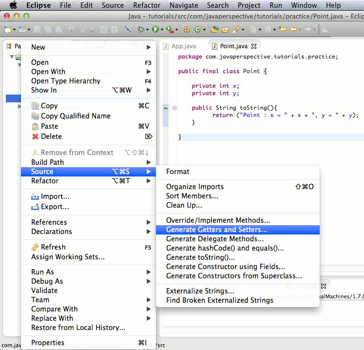 picture showing the eclipse IDE 20