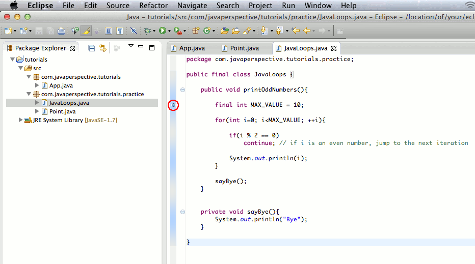 picture showing the eclipse IDE 22