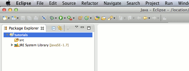 picture showing the eclipse IDE 7