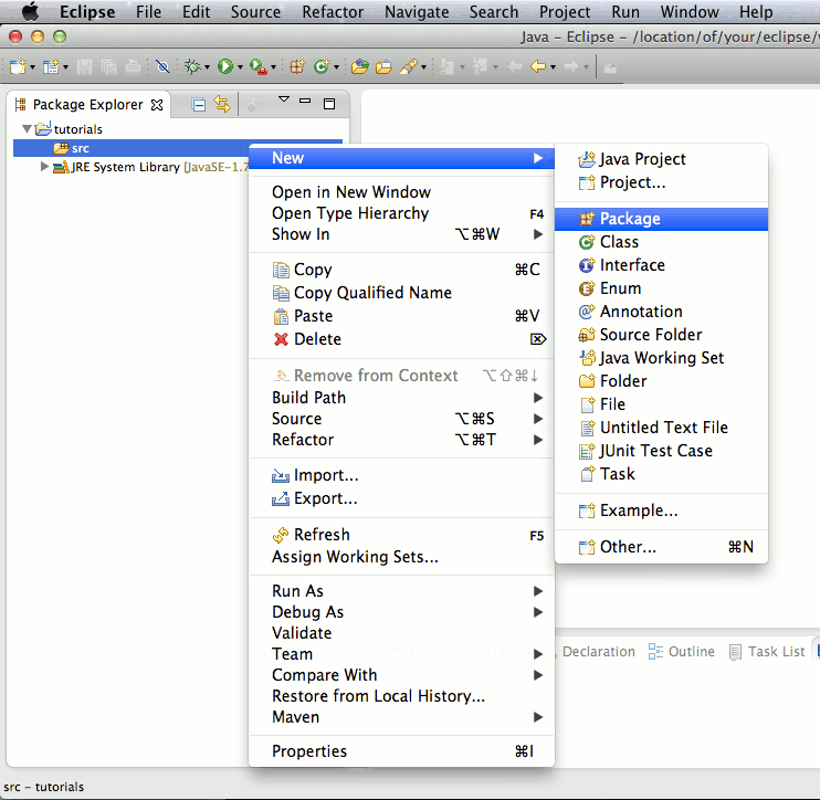picture showing the eclipse IDE 8