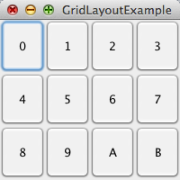 Grid layout example