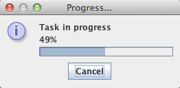 Progress bar example 3